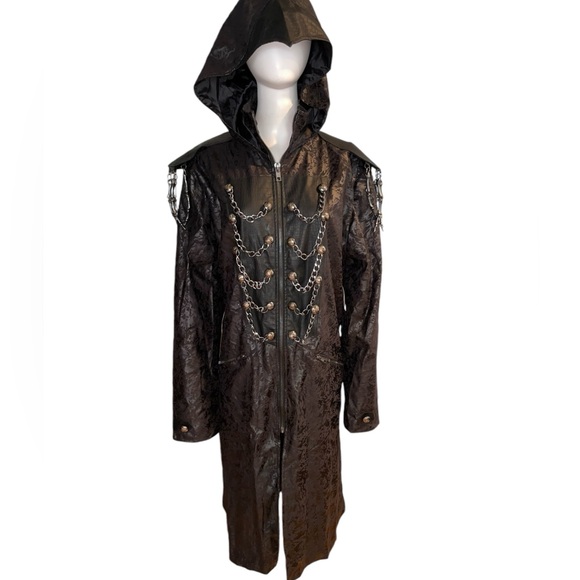 SPIRIT Unisex Fully Lined Street/Wardrobe Quality Hooded Apocalyptic Coat - NWT - Picture 2 of 8